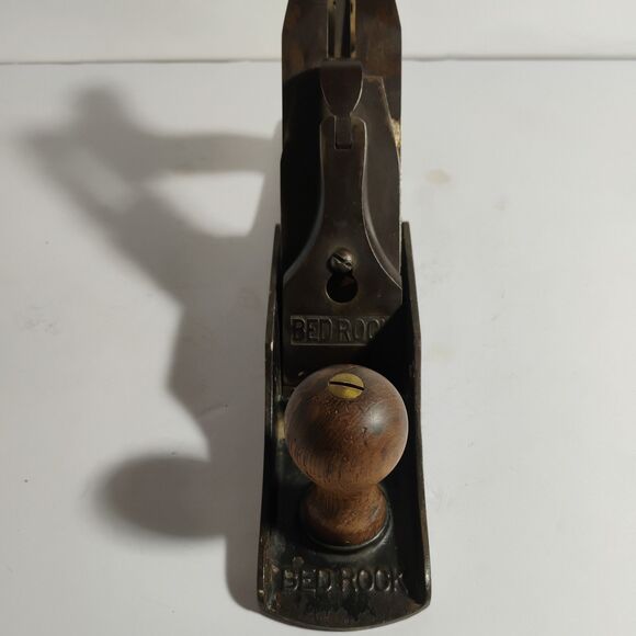 Vintage Stanley Bedrock 605 Plane Corrugated Sole Patent D Apr 2 1910 Rare - Picture 7 of 16